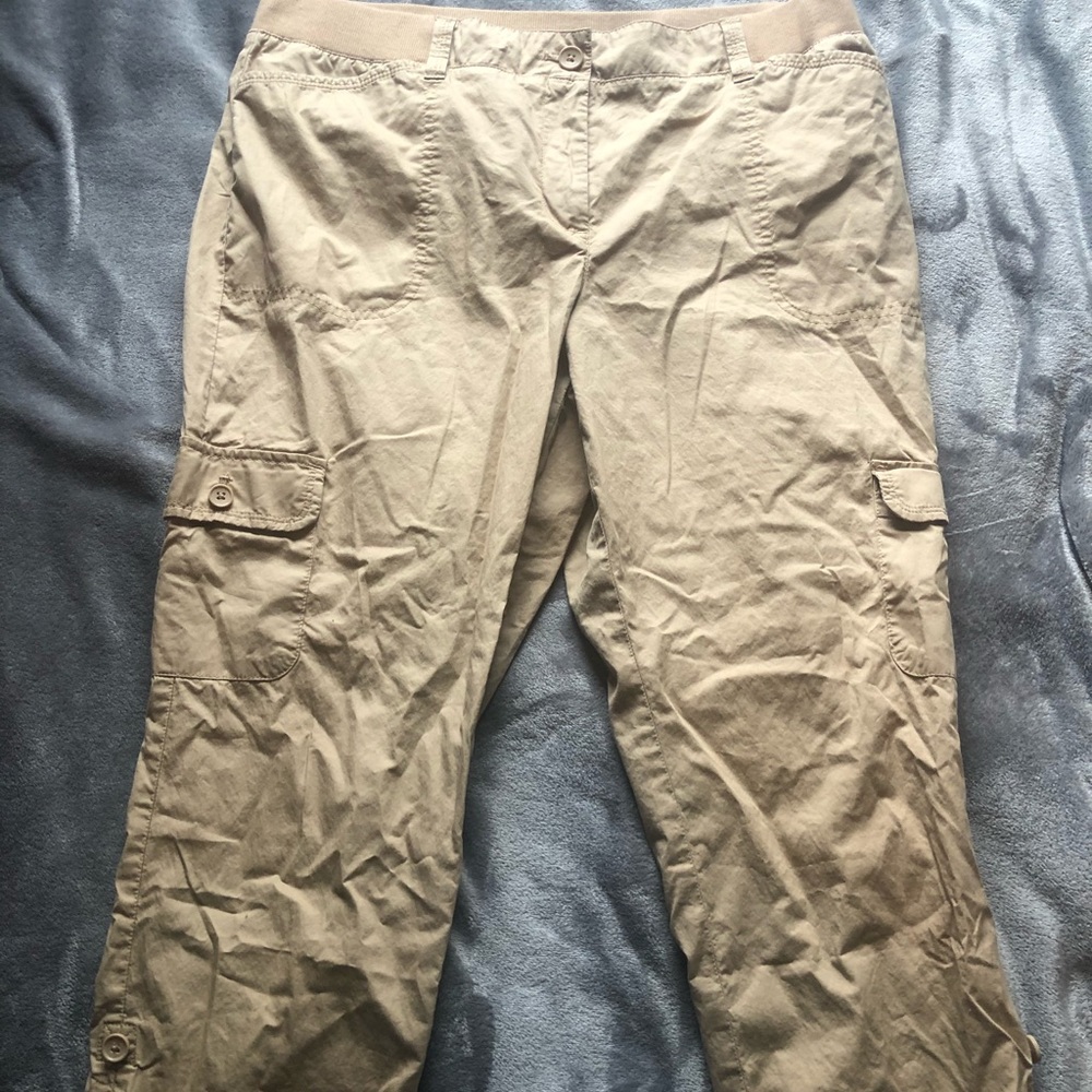 beige cargo pants